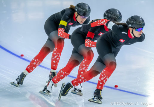 ISU World Championships Day 2 / 12.02.2021 in Heerenveen / Thialf / Friesland / The Netherlands / © 2021 by elementalPRESS / L. Hagen /
*** subject to payment of fees ***
*** see Special Instructions ***
